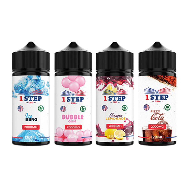 1 Step CBD 2000mg CBD E-liquid 120ml (BUY 1 GET 1 FREE) The CBD Hut ScentiMelti Wax Melts