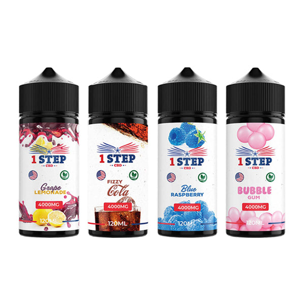 1 Step CBD 4000mg CBD E-liquid 120ml (BUY 1 GET 1 FREE) The CBD Hut ScentiMelti Wax Melts