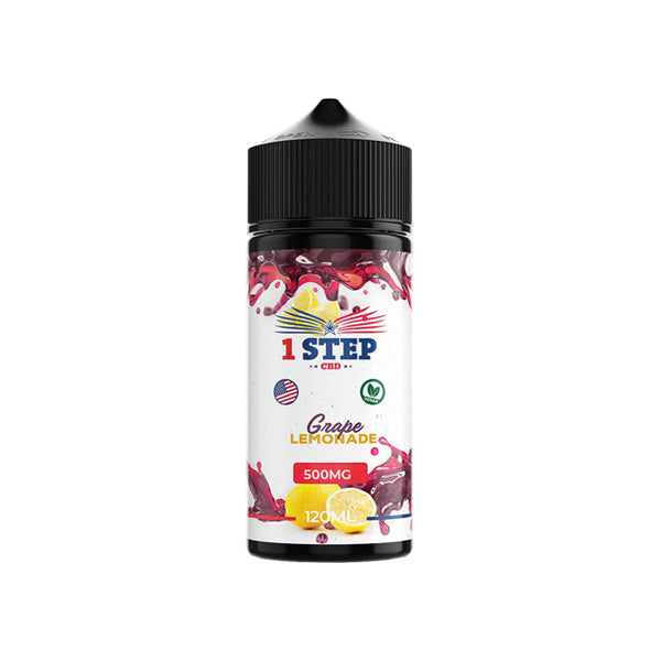 1 Step CBD 500mg CBD E-liquid 120ml (BUY 1 GET 1 FREE) - ScentiMelti Home Fragrance, Beauty & Gifts UK