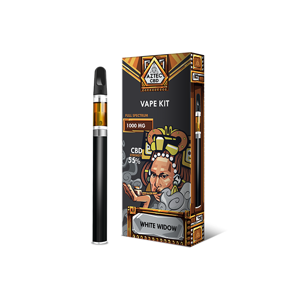 Aztec CBD 1000mg Vape Kit - 1ml - ScentiMelti Home Fragrance, Beauty & Gifts UK