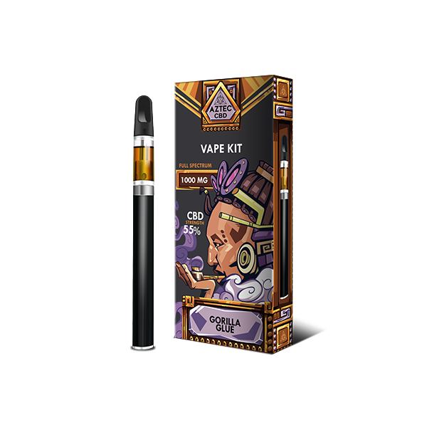 Aztec CBD 1000mg Vape Kit - 1ml - ScentiMelti Home Fragrance, Beauty & Gifts UK