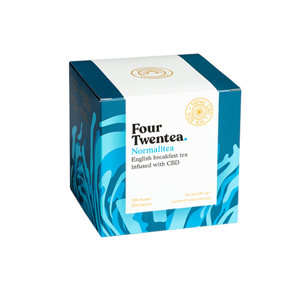 Four Twentea English Breakfast 10mg CBD Tea - Normalitea - ScentiMelti Home Fragrance, Beauty & Gifts UK