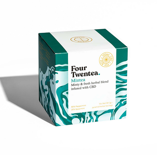 Four Twentea Mint 10mg CBD Tea - Mintea - ScentiMelti Home Fragrance, Beauty & Gifts UK