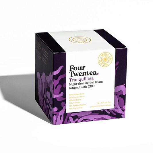 Four Twentea Herbal 10mg CBD Tea - Tranquilitea - ScentiMelti Home Fragrance, Beauty & Gifts UK