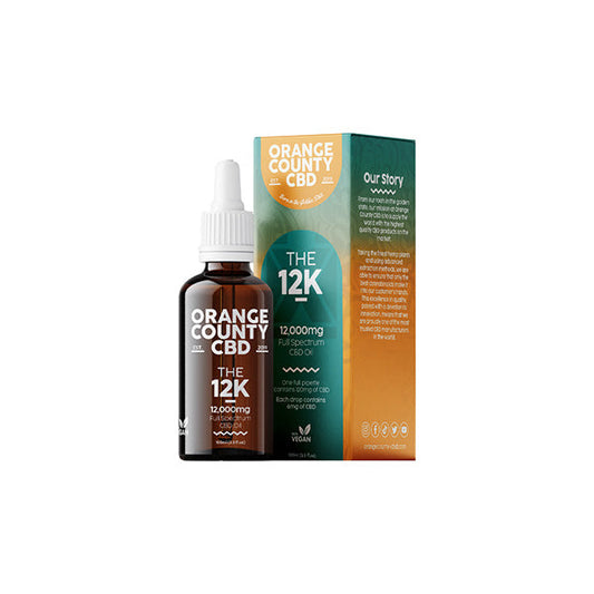 Orange County CBD 12000mg Full Spectrum CBD Oil - 100ml - ScentiMelti Home Fragrance, Beauty & Gifts UK