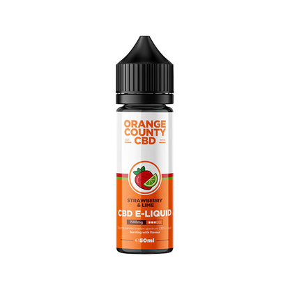 Orange County CBD 1500mg Broad Spectrum CBD E-liquid 50ml (50VG/50PG) The CBD Hut ScentiMelti Wax Melts