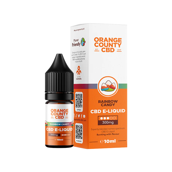 Orange County CBD 300mg Broad Spectrum CBD E-liquid 10ml (50VG/50PG) The CBD Hut ScentiMelti Wax Melts