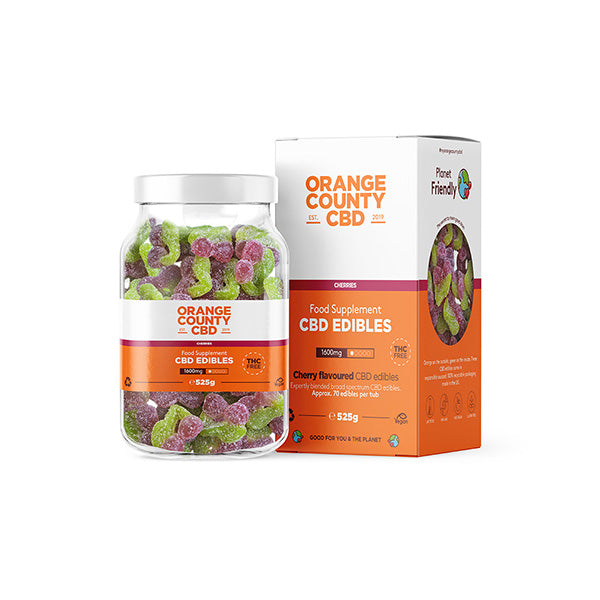 Orange County CBD 1600mg Gummies - Large Pack - ScentiMelti Home Fragrance, Beauty & Gifts UK