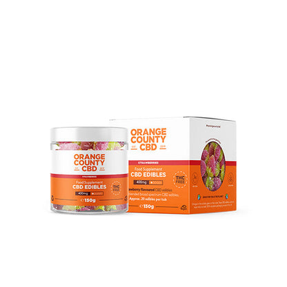 Orange County CBD 400mg Gummies - Small Pack - ScentiMelti Home Fragrance, Beauty & Gifts UK