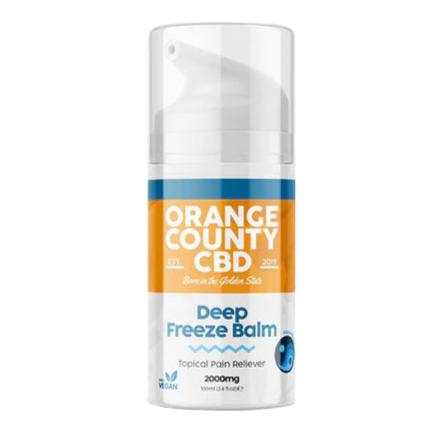 Orange County CBD 2000mg Deep Freeze Muscle Balm 100ml - ScentiMelti Home Fragrance, Beauty & Gifts UK