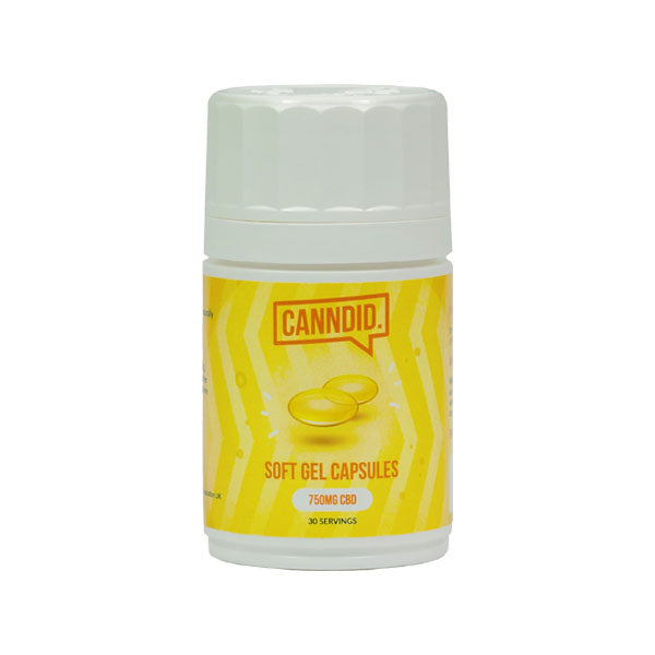 Canndid 750mg CBD Capsules - 30 Caps - ScentiMelti Home Fragrance, Beauty & Gifts UK