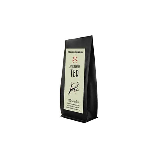 The Unusual Tea Company 3% CBD Hemp Tea - Japanese Cherry 40g - ScentiMelti Home Fragrance, Beauty & Gifts UK