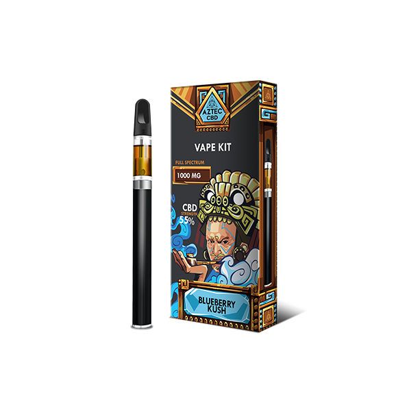 Aztec CBD 1000mg Vape Kit - 1ml - ScentiMelti Home Fragrance, Beauty & Gifts UK