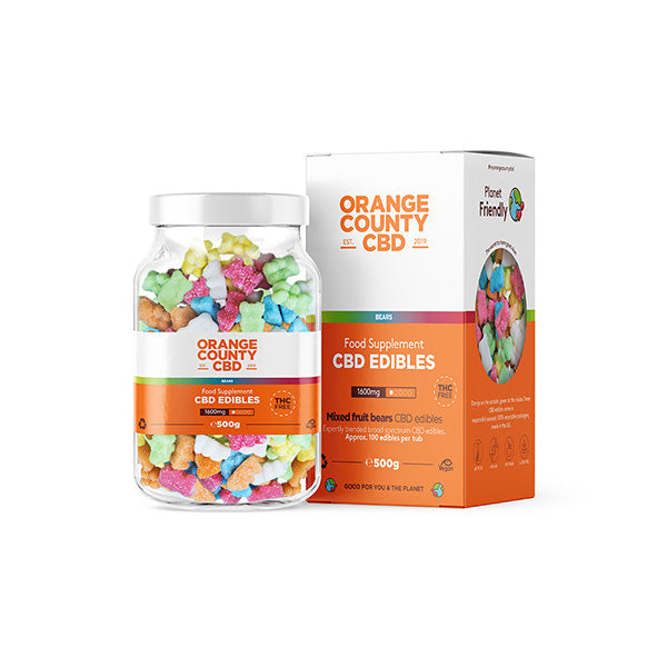 Orange County CBD 1600mg Gummies - Large Pack - ScentiMelti Home Fragrance, Beauty & Gifts UK