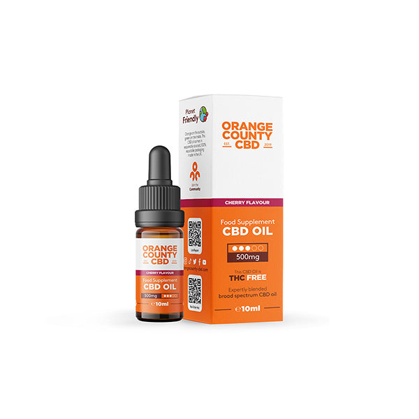 Orange County CBD 500mg Broad Spectrum CBD Oil - 10ml - ScentiMelti Home Fragrance, Beauty & Gifts UK