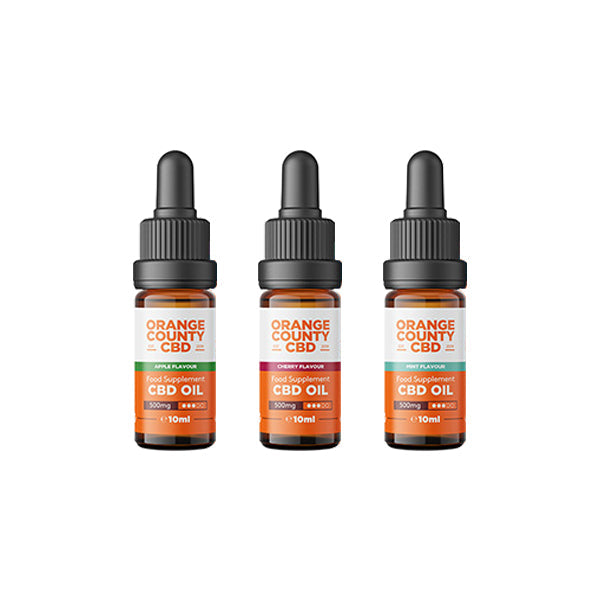 Orange County CBD 500mg Broad Spectrum CBD Oil - 10ml - ScentiMelti Home Fragrance, Beauty & Gifts UK