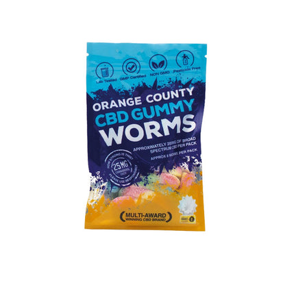 Orange County CBD 200mg Gummy Worms - Grab Bag - ScentiMelti Home Fragrance, Beauty & Gifts UK