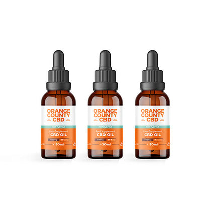 Orange County CBD 500mg Flavoured Tincture Oil 30ml - ScentiMelti Home Fragrance, Beauty & Gifts UK