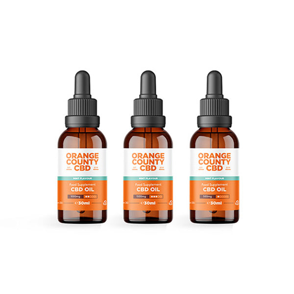 Orange County CBD 1000mg Flavoured Tincture Oil 30ml - ScentiMelti Home Fragrance, Beauty & Gifts UK