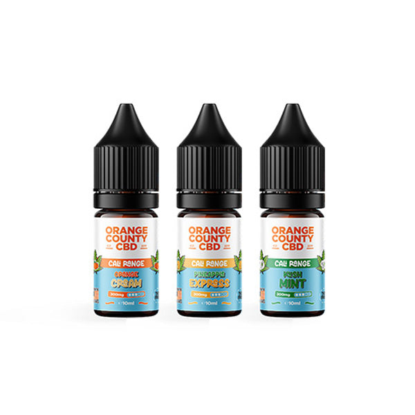 Orange County CBD Cali Range 300mg CBD 10ml E-liquid (60VG/40PG) The CBD Hut ScentiMelti Wax Melts