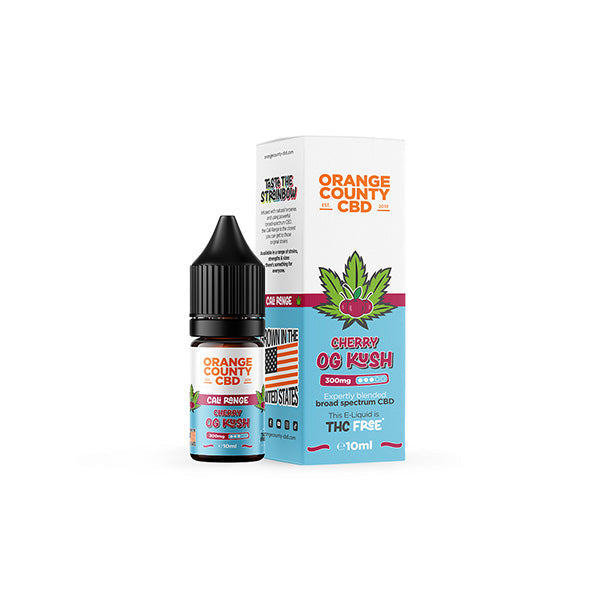 Orange County CBD Cali Range 300mg CBD 10ml E-liquid (60VG/40PG) The CBD Hut ScentiMelti Wax Melts