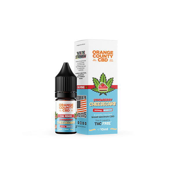 Orange County CBD Cali Range 300mg CBD 10ml E-liquid (60VG/40PG) The CBD Hut ScentiMelti Wax Melts