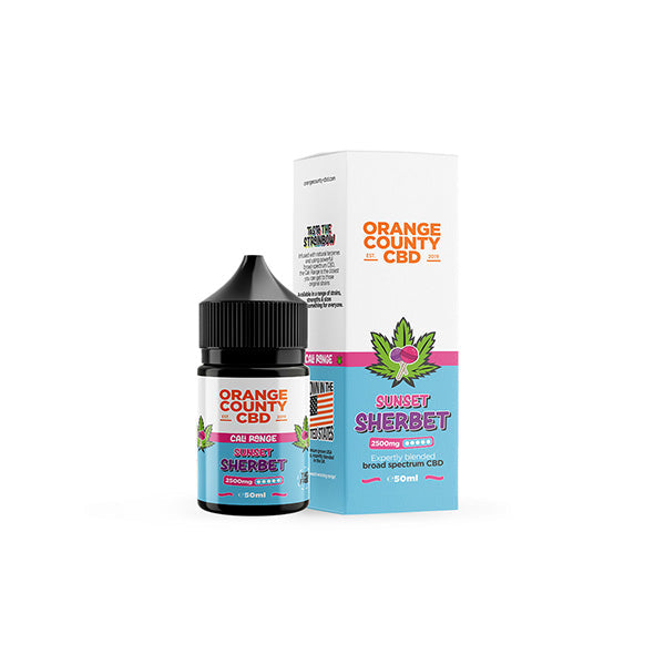 Orange County CBD Cali Range 2500mg CBD 50ml E-liquid (60VG/40PG) The CBD Hut ScentiMelti Wax Melts