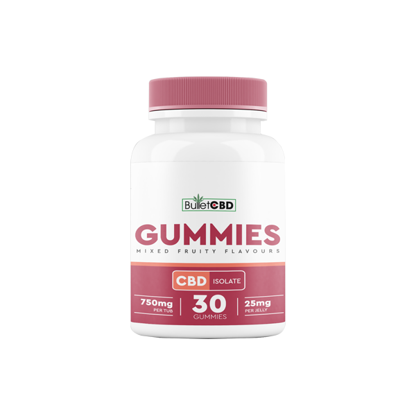 Bullet CBD 750mg CBD Isolate Gummies - 30 Pieces - ScentiMelti Home Fragrance, Beauty & Gifts UK