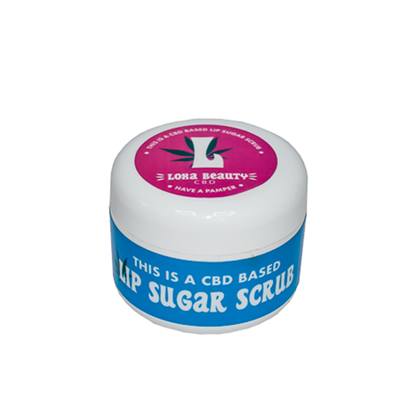 Loxa Beauty 1000mg CBD Lip Sugar Scrub - 100ml - ScentiMelti Home Fragrance, Beauty & Gifts UK