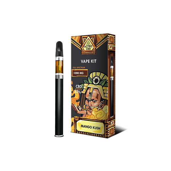 Aztec CBD 1000mg Vape Kit - 1ml - ScentiMelti Home Fragrance, Beauty & Gifts UK