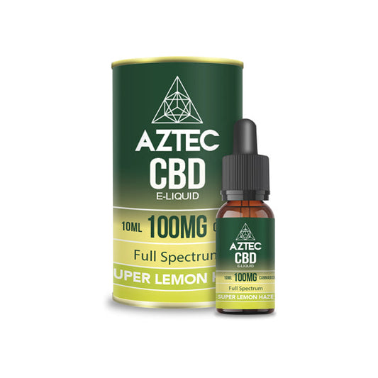 Aztec CBD 100mg CBD Vaping Liquid 10ml (50PG/50VG) The CBD Hut ScentiMelti Wax Melts