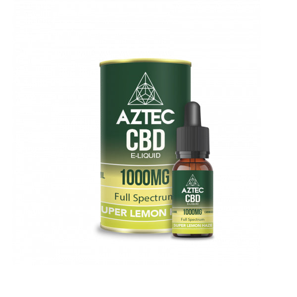 Aztec CBD 1000mg CBD Vaping Liquid 10ml (50PG/50VG) The CBD Hut ScentiMelti Wax Melts