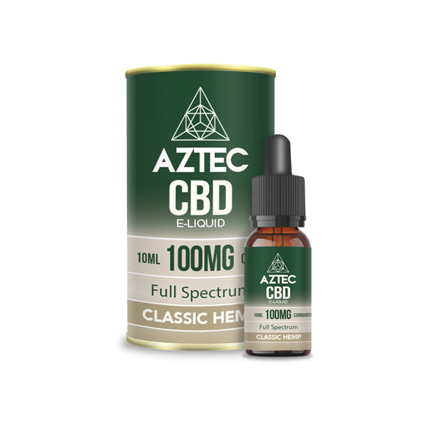 Aztec CBD 100mg CBD Vaping Liquid 10ml (50PG/50VG) The CBD Hut ScentiMelti Wax Melts