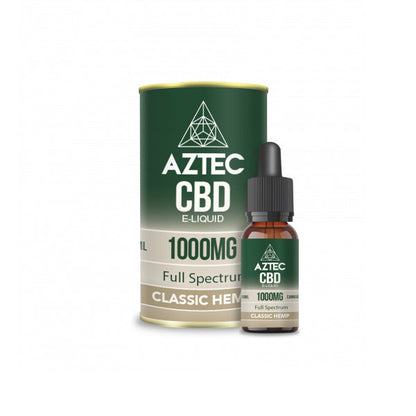 Aztec CBD 1000mg CBD Vaping Liquid 10ml (50PG/50VG) The CBD Hut ScentiMelti Wax Melts