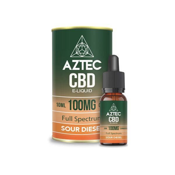 Aztec CBD 100mg CBD Vaping Liquid 10ml (50PG/50VG) The CBD Hut ScentiMelti Wax Melts