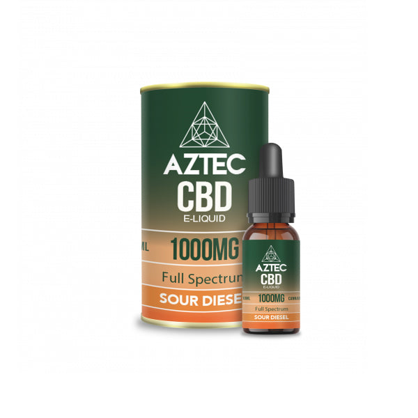 Aztec CBD 1000mg CBD Vaping Liquid 10ml (50PG/50VG) The CBD Hut ScentiMelti Wax Melts