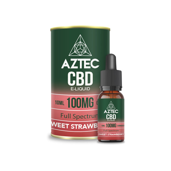 Aztec CBD 100mg CBD Vaping Liquid 10ml (50PG/50VG) The CBD Hut ScentiMelti Wax Melts