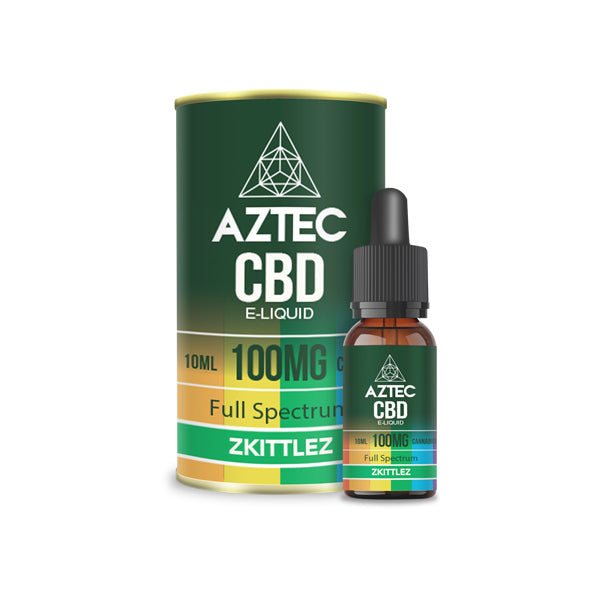 Aztec CBD 100mg CBD Vaping Liquid 10ml (50PG/50VG) The CBD Hut ScentiMelti Wax Melts