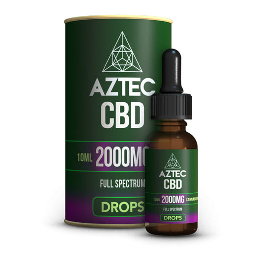 Aztec CBD Full Spectrum Hemp Oil 2000mg CBD 10ml - ScentiMelti Home Fragrance, Beauty & Gifts UK