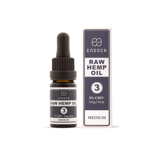 Endoca 300mg CBD+CBDa RAW Hemp Oil Drops 10ml - ScentiMelti Home Fragrance, Beauty & Gifts UK