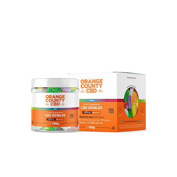 Orange County CBD 400mg Gummies - Small Pack - ScentiMelti Home Fragrance, Beauty & Gifts UK