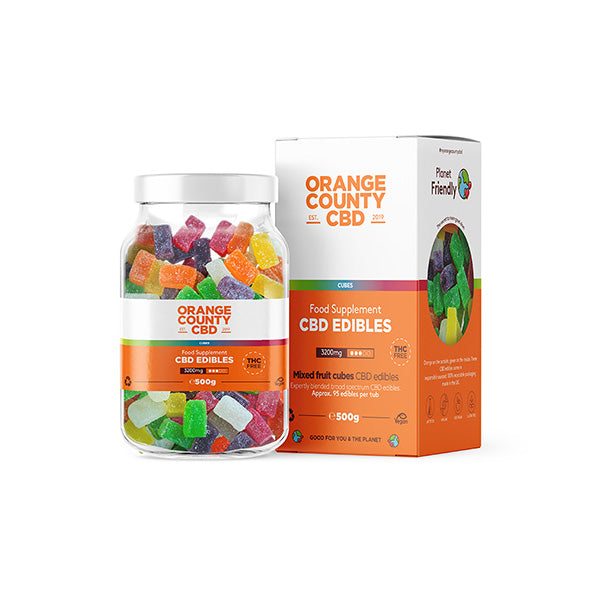 Orange County CBD 3200mg Gummies - Large Pack - ScentiMelti Home Fragrance, Beauty & Gifts UK