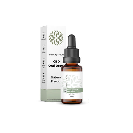 Bnatural 300mg Broad Spectrum CBD Natural Oral Drops - 10ml - ScentiMelti Home Fragrance, Beauty & Gifts UK