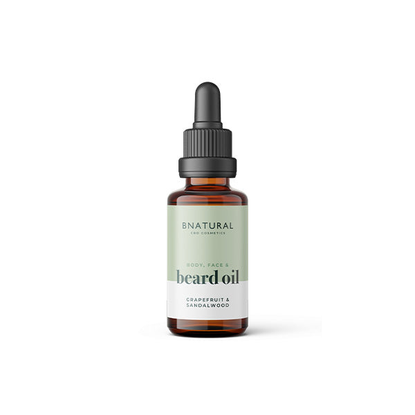 Bnatural 100mg CBD Beard & Face Oil - 30ml - ScentiMelti Home Fragrance, Beauty & Gifts UK