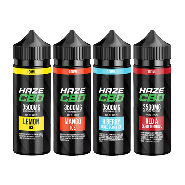 Haze 3500mg CBD E-Liquid 100ml (50VG/50PG) The CBD Hut ScentiMelti Wax Melts