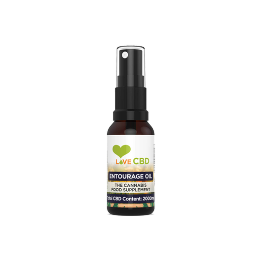 Love CBD 2000mg Entourage CBD Oil Spray - 20ml - ScentiMelti Home Fragrance, Beauty & Gifts UK