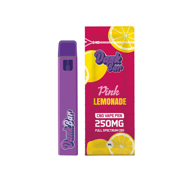 Dank Bar 250mg Full Spectrum CBD Vape Disposable by Purple Dank - 12 flavours - ScentiMelti Home Fragrance, Beauty & Gifts UK