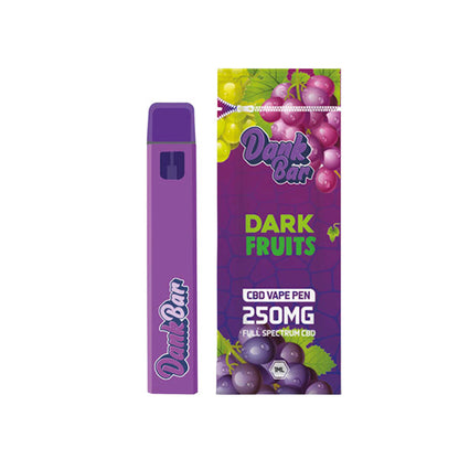 Dank Bar 250mg Full Spectrum CBD Vape Disposable by Purple Dank - 12 flavours - ScentiMelti Home Fragrance, Beauty & Gifts UK