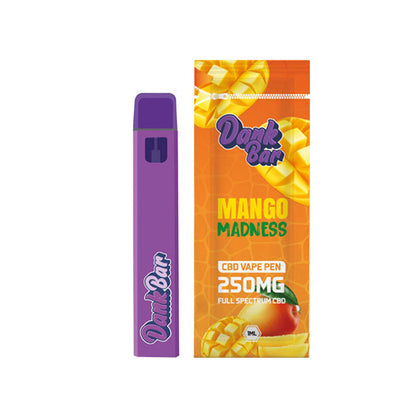 Dank Bar 250mg Full Spectrum CBD Vape Disposable by Purple Dank - 12 flavours - ScentiMelti Home Fragrance, Beauty & Gifts UK