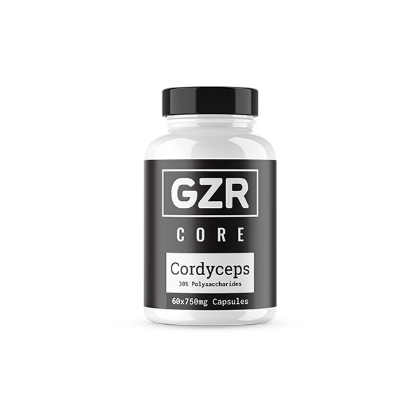 GZR 750mg Cordyceps Capsules - 60 Capsules The CBD Hut ScentiMelti Wax Melts